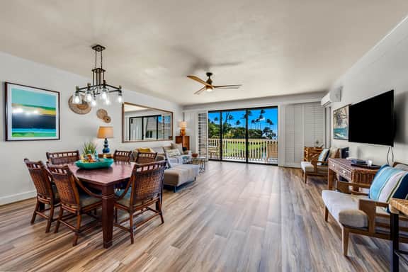 KP212 Ocean View | AC•Pool•Gym | Two Lanais